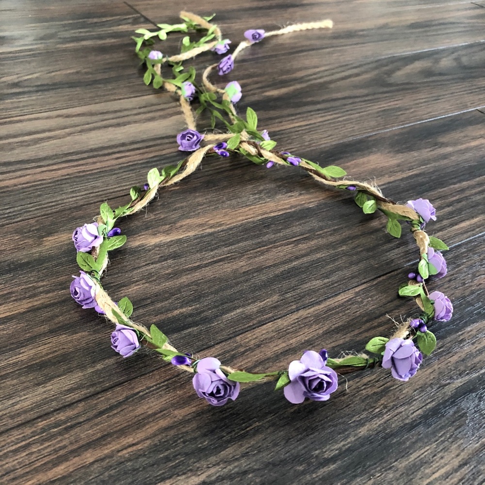🌸💜Boho Flower Crown/ Headband